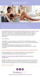 Breastfeeding Email